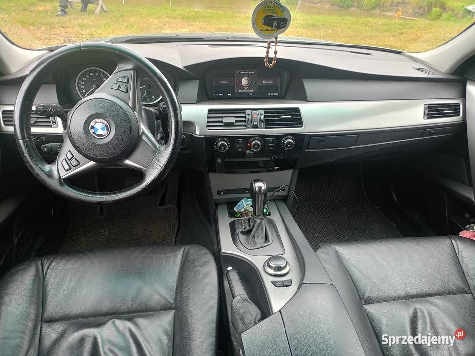 E61 530d automat uszkodzony Zarejestrowany w Polsce wielkopolskie Gaj Mały