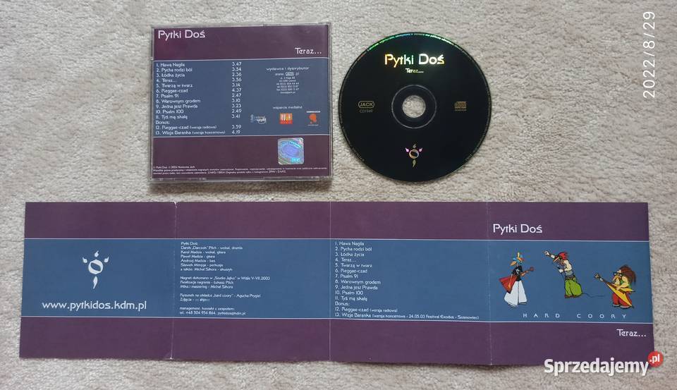 Pytki Doś płyty CD 7 z 2006 roku i Teraz z 2004 CD Płyty i kasety Radzyń Podlaski