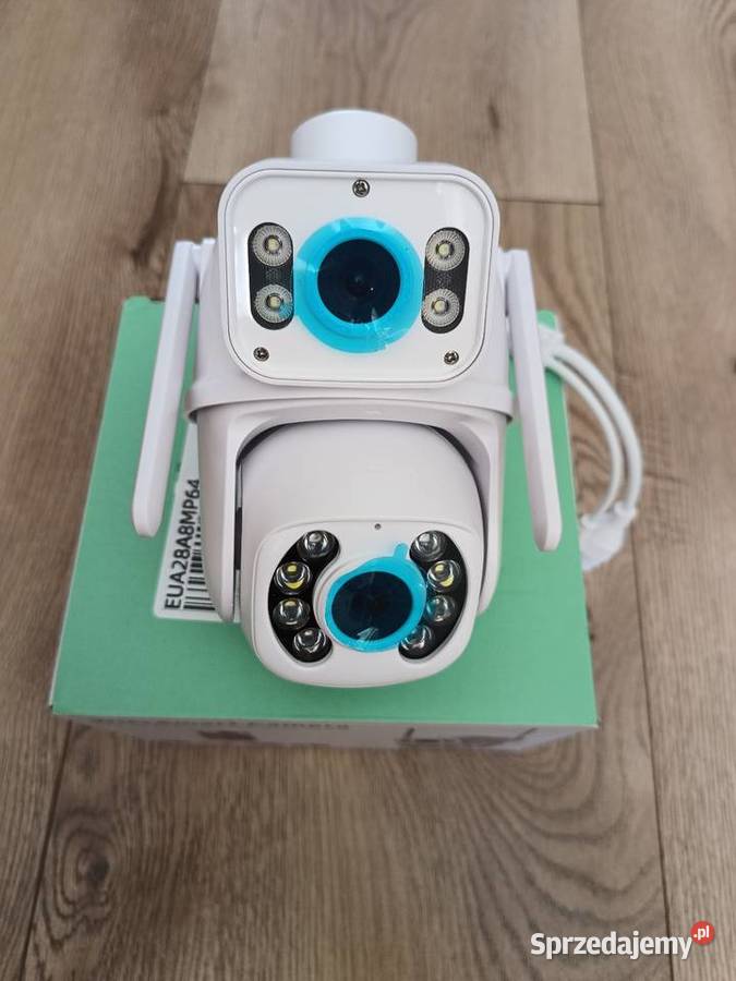 Kamera zewnętrzna WiFi 4K 8MP dwa obiektywy Kutno