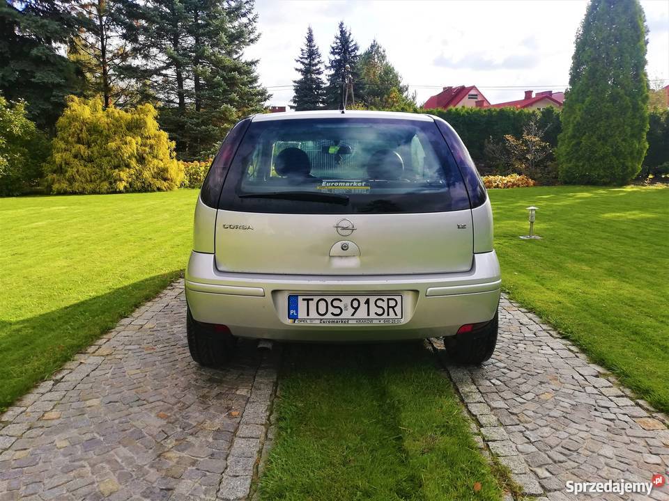 Opel Corsa C 12 gaz AUTOMAT Pierwszy właściciel srebrny Corsa Ostrowiec Świętokrzyski sprzedam