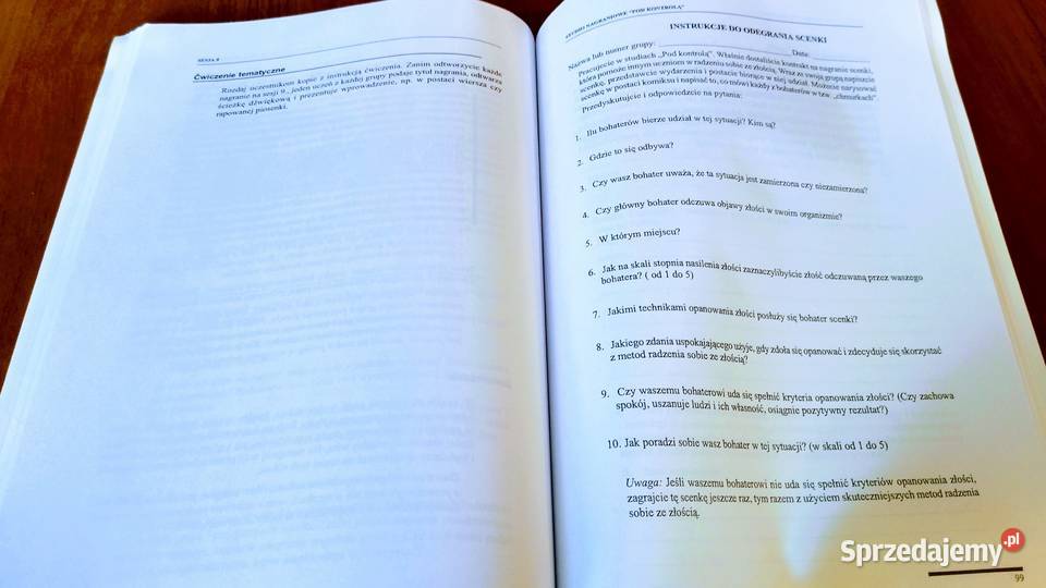 Pod kontrolą program uczenia nastolatków metod Rok wydania 2004 pomorskie Gdańsk sprzedam