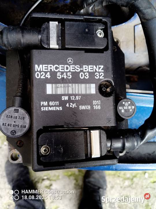 Sterownik silnika komputer Mercedes 23 benzyna Komputery Wyrzysk