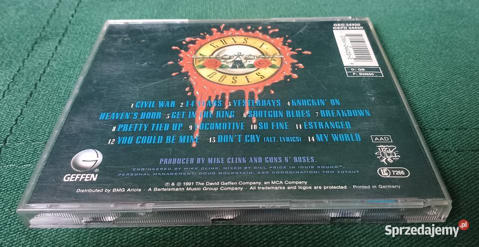 Guns n Roses GNR Use your Illusion I II CD Zbylitowska Góra