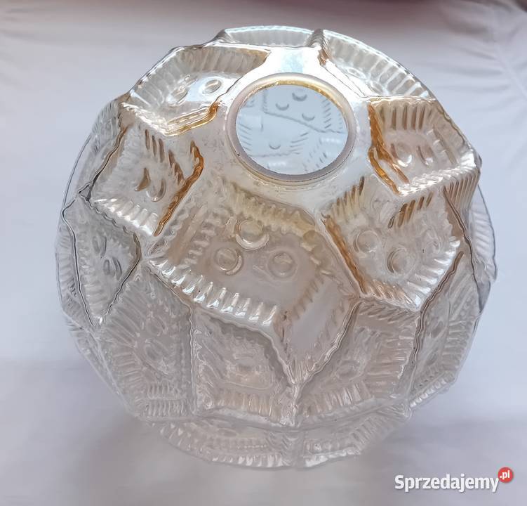 Iryzowany klosz do lampy Space Age Mid Century Koźminek sprzedam