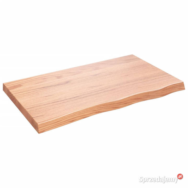 Półka brązowa 100x60x26 lakierowane lite drewno