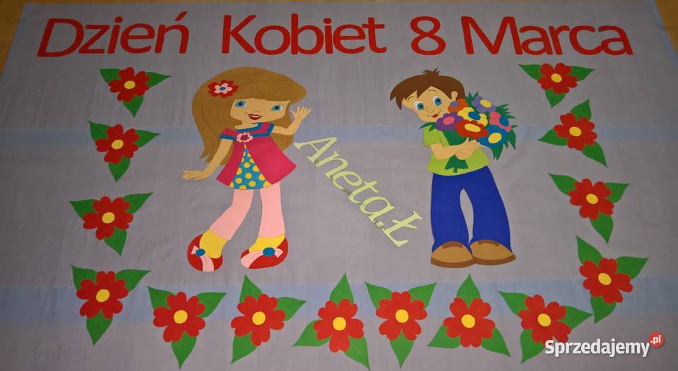 Dekoracje na Dzień Kobiet z brystolu 504 102 444 sprzedam