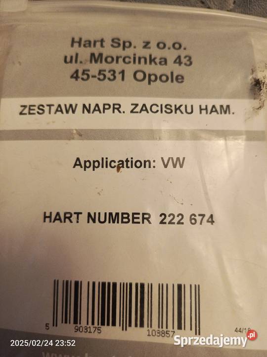 VW Frenkit 257004 Zestaw naprawczy zacisk Żory