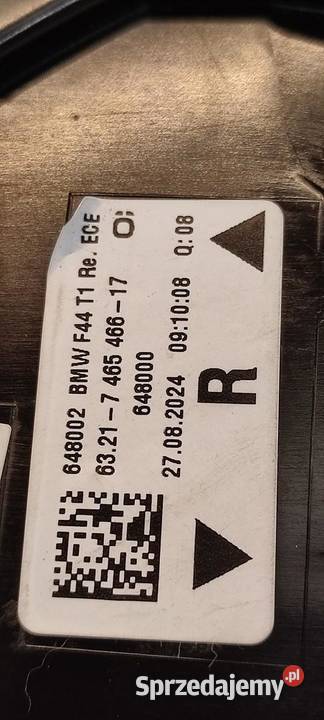 BMW F44 218I LAMPA PRAWY TYŁ 7465466