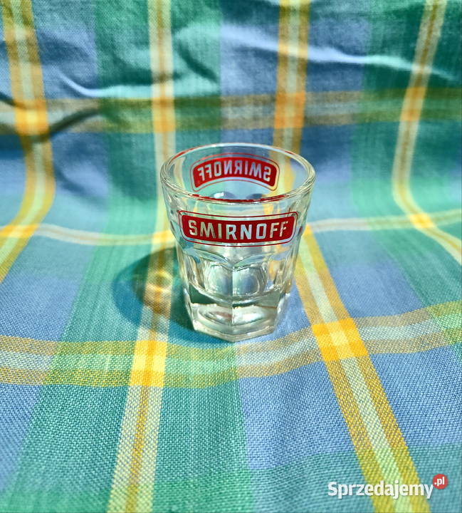 Vintage Kultowe kieliszki i szklanki Smirnoff z lubelskie Lublin