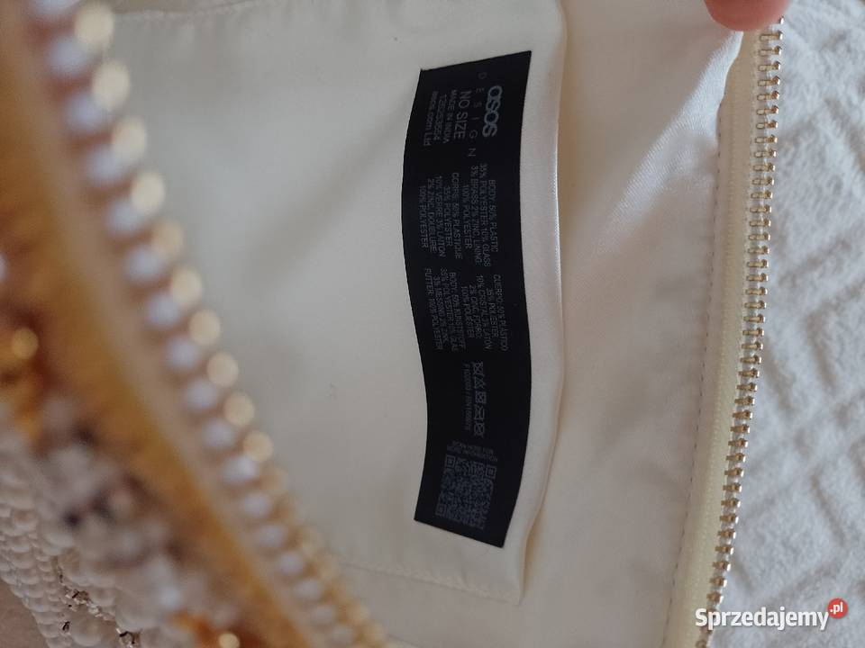 ASOS Bogato zdobiona perłami torebka wieczorowa Dla kobiet