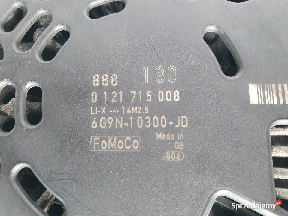 ALTERNATOR Volvo S60 V70 II 24 D5 0121715008 lubelskie