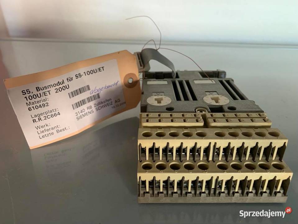 BUS MODULE 6ES57008MA11 SIMATIC S5 SIEMENS Pozostałe Warszawa