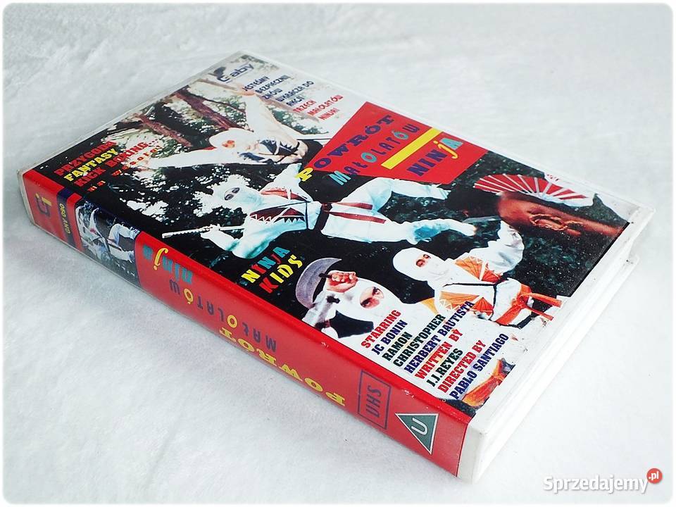 Kaseta VHS Powrót Małolatów Ninja Ninja Kids VHS