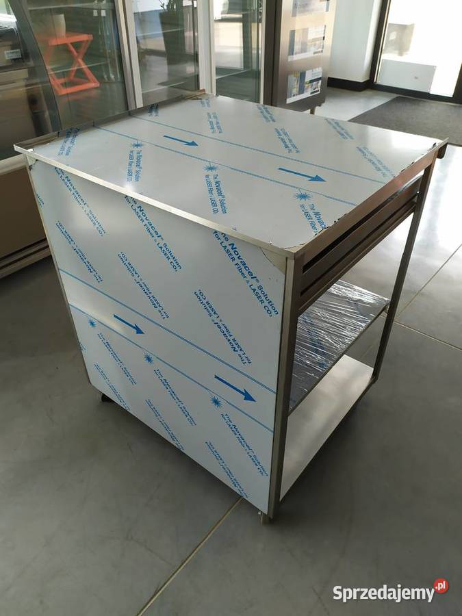 Stół roboczy ze stali nierdzewnej jezdny z