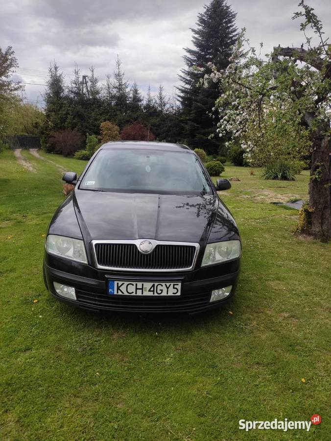 Skoda Octavia II 19tdi sedan 105 czarna 2005 351371km małopolskie Nowy Sącz