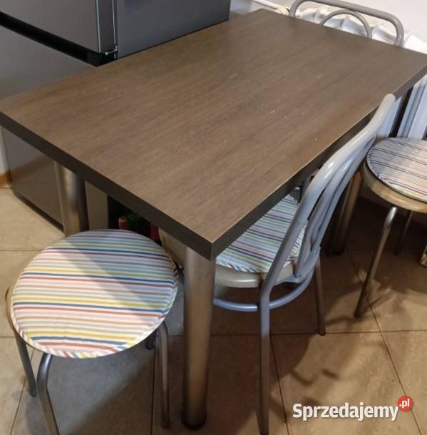 Stół z taborety 2 i krzesła 2 Można rozdzielić wielkopolskie Jarocin sprzedam