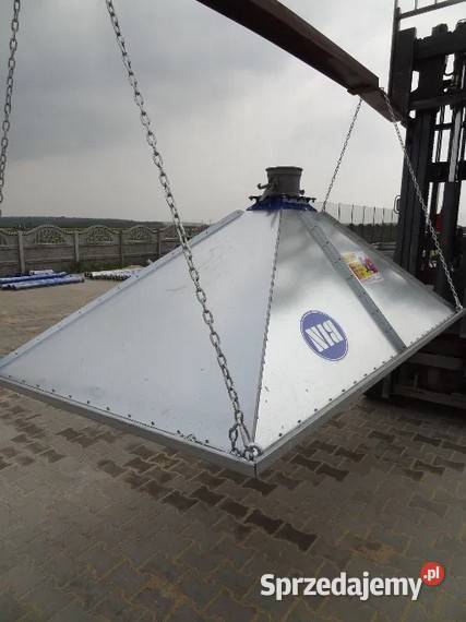 Okap przemysłowy ocynkowany 250x130x85 FVAT Buk