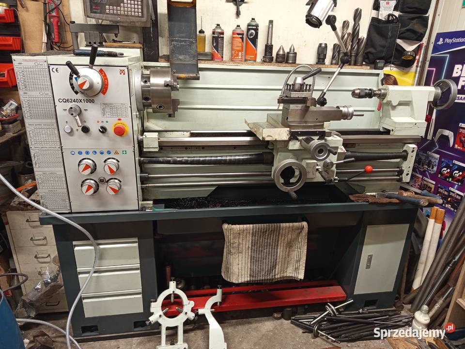 Tokarka uniwersalna 400x1000 CQ6240x1000 Produkcja Stare Faszczyce