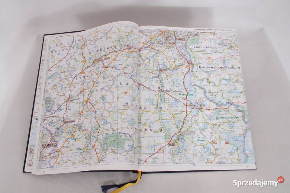 Atlas samochodowy Niemiec ADAC Mapy i przewodniki Radomsko sprzedam
