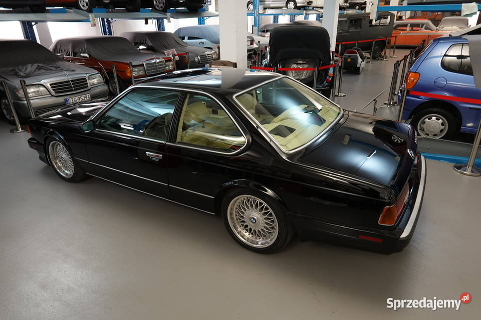 BMW 635 CSi 1987 E24 35 l czarne waniliowe sprowadzony Zgierz sprzedam