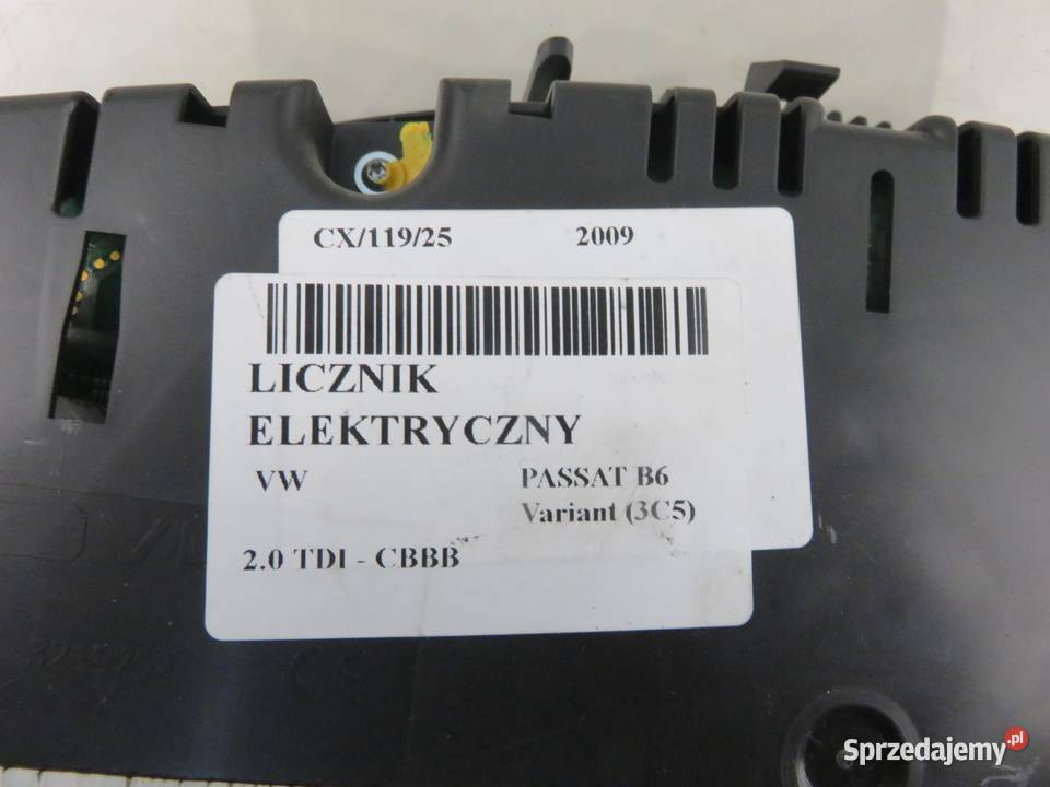 LICZNIK VW PASSAT B6 3C5 20 TDI 3C0920871T