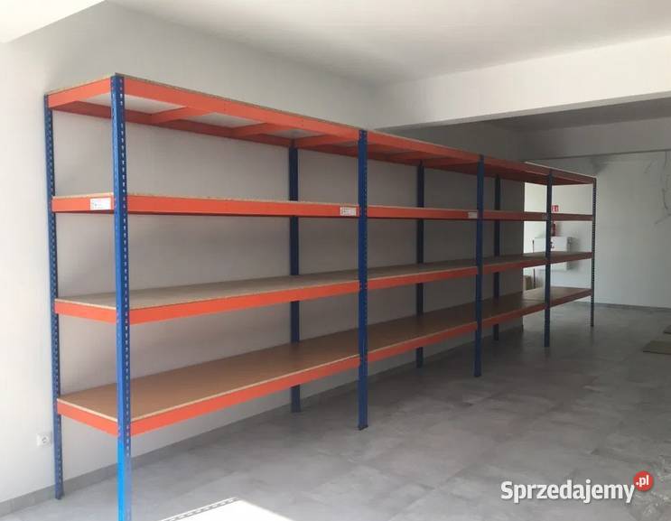 Regały Półkowe Metalowe KAŻDY ROZMIAR TRWAŁE Magazynowanie Kraków
