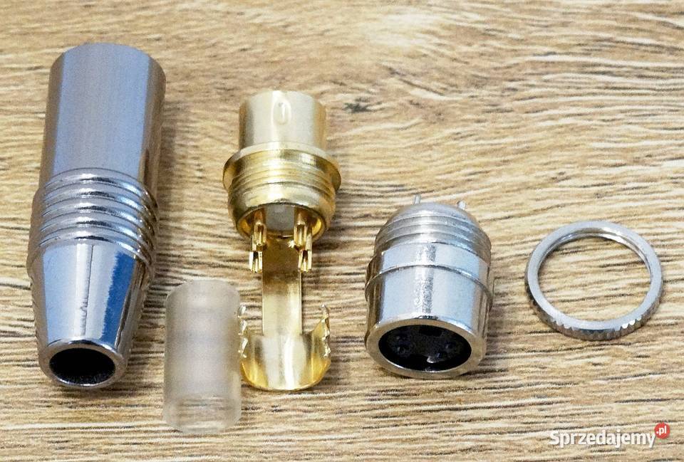 Złącze SVHS mini DIN 4 PIN komplet wtyk gniazdo Gliwice