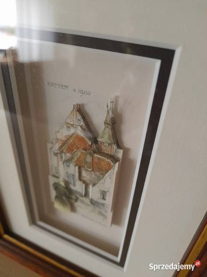Obraz 3D Hattem 1900 Anton Pieck Konin sprzedam