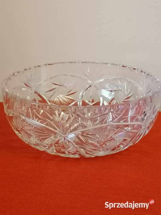 Misa kryształowa 207 PRL Porcelana i szkło dolnośląskie Wałbrzych