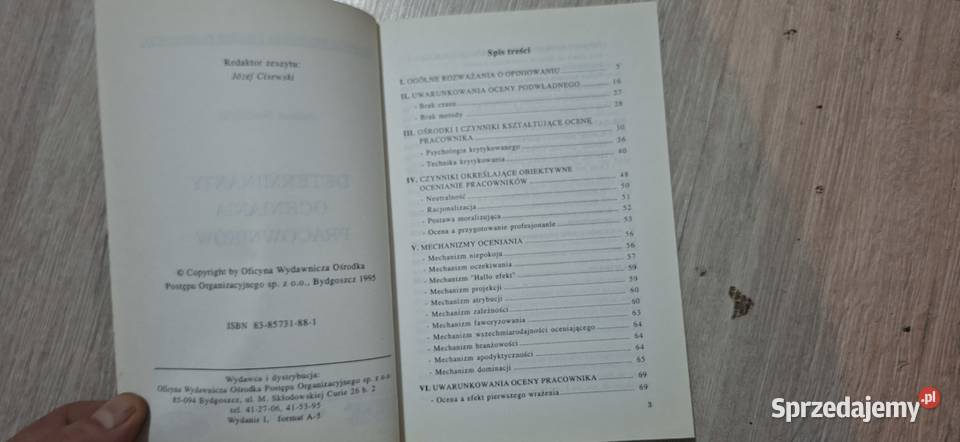 rzadka psychologiczna monografia 1 wydanie 1995 wielkopolskie Łęczyca