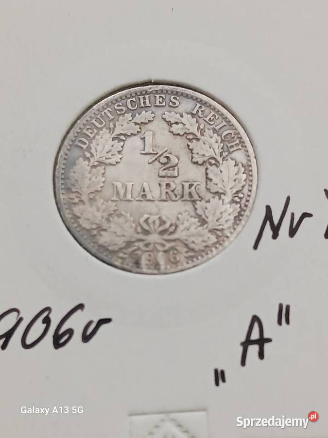 12 Marki Prusy 1906 r 7 mennica A Konin