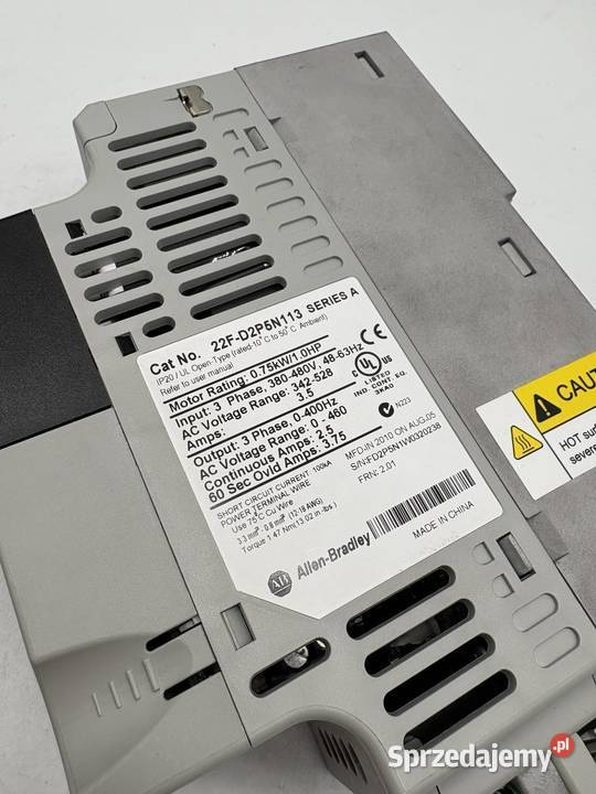 Allen Bradley 22FD2P5N113 750W 25A mazowieckie Warszawa