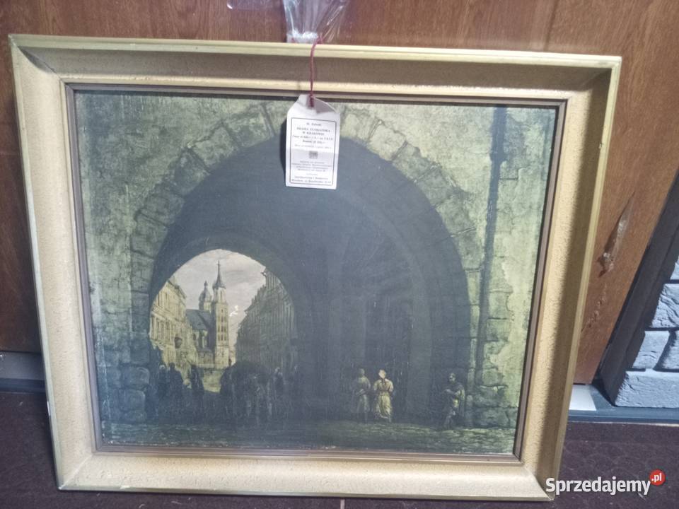 Obraz Brama Floriańska w Krakowie Promnice sprzedam