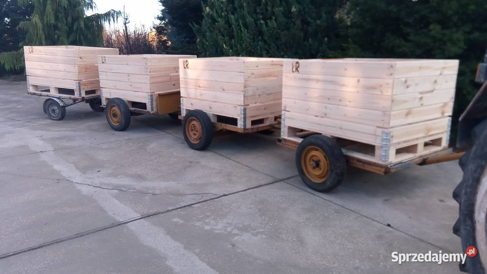 Wózek sadowniczy przyczepka przyczepa Skurów