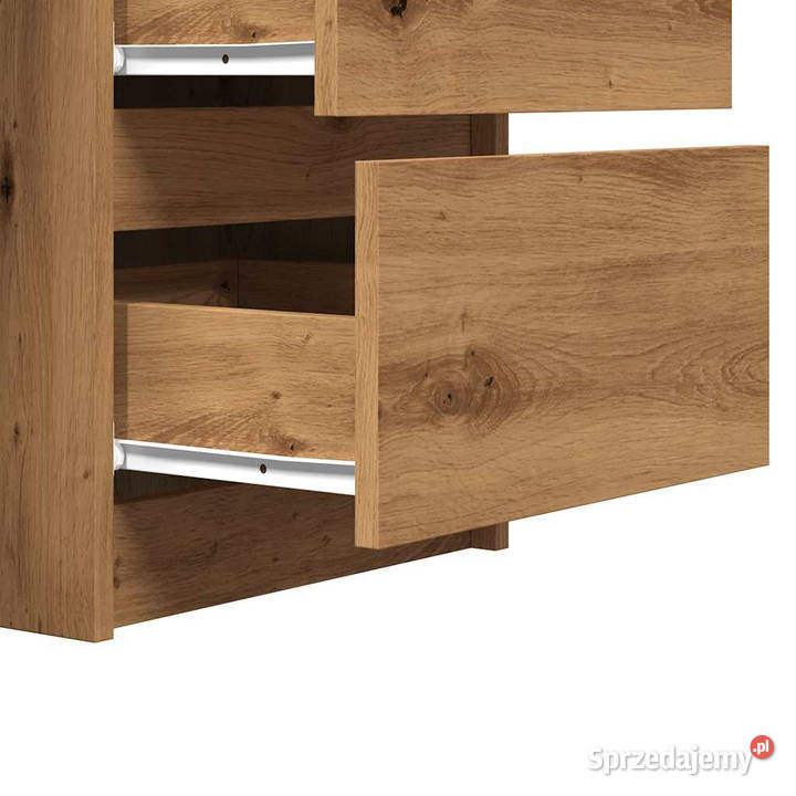 Biurko dąb artisan 140x50x77 materiał Warszawa