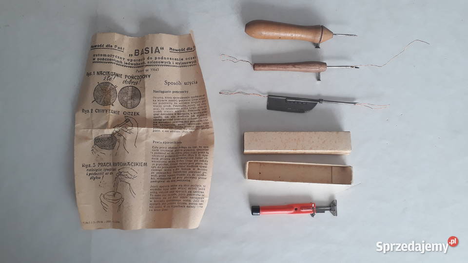 Aparat Basia do podnoszenia oczek w pończochach Poznań