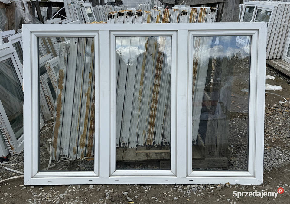 OKNA KacprzaK 199X145 OKNO Używane Plastikowe Okna ścienne Lublin