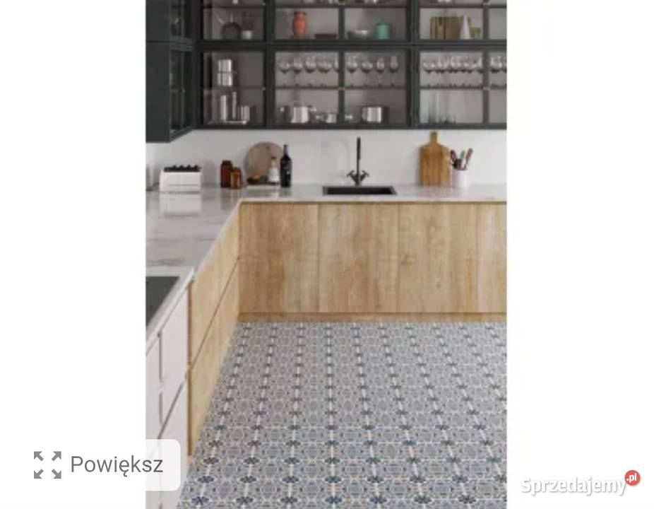 Płytki Gres szkliwiony Musa blue 3315 x 3315