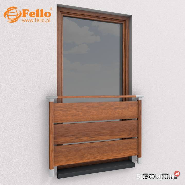 F Balustrada francuska balkon barierka dekor