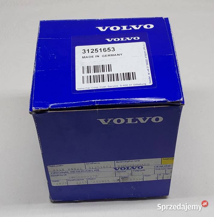 NAPINACZ PASKA KLINOWEGO VOLVO C30 C70 S40 V40 osobowe Mielęcin sprzedam