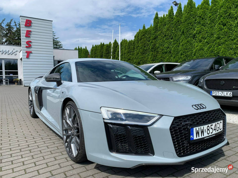 Audi R8 Salon V10 610 Ceramika Kamera napęd 4x4 Baranowo