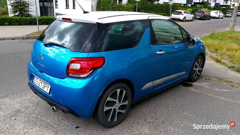 Citroen DS3 16 HDI 2012r Garażowany Zadbany odtwarzacz DVD Szczecin sprzedam