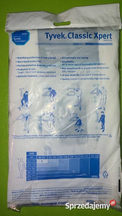 DuPont Kombinezon ochronny XL Sochaczew