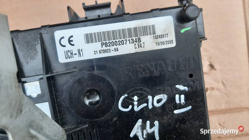 kompletny zestaw startowy clio II 14 8200326395 dolnośląskie Dębno