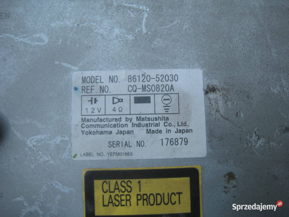 Radio radioodbiornik Toyota Yaris I cd Car audio Kraków