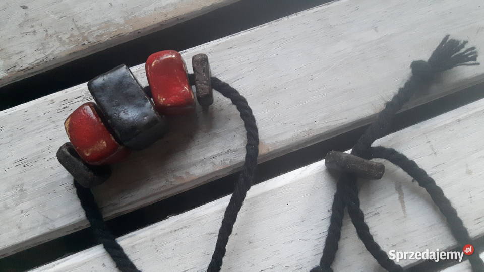 Naszyjnik ceramiczny ręcznie wykonany Naszyjniki Zegarki i Biżuteria Otwock