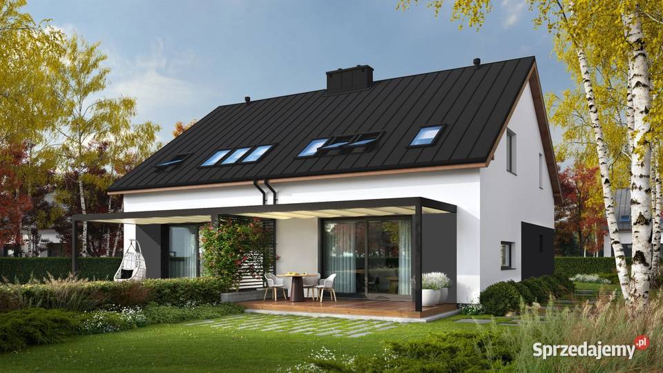 Energooszczędny Nowy Dom Garaż Taras Ogród Duża Czarnków