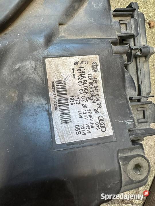 Audi A8 s8 d3 lifcie 2007 do 2010r bixenon Lampy przednie pomorskie Starogard Gdański