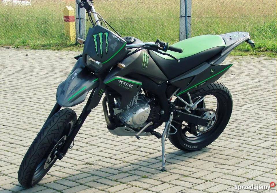 Yamaha xt 125 Supermoto na A1 czarny