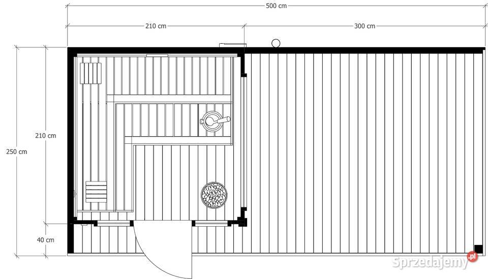 Sauna ogrodowa JOKI 500 x 250 DOSTAWA W Bielsko-Biała sprzedam